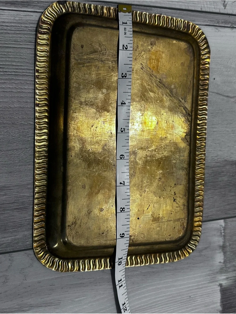 Antique Brass Tea Set - 8 Piece